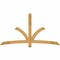 Ekena Millwork Davenport Rough Sawn Timber Gable Bracket, Western Red Cedar, 84"W x 45"H x 4"D x 4"F, 13/12 Pitch GBW084X45X0404DAV00RWR - alternate 1